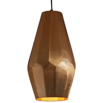 Dicotan Folded Design Lagre Pendant Light In Copper