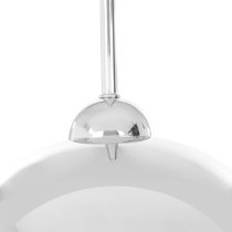 Gikona Ball Design Shade Pendant Light In Chrome