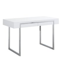 Casa High Gloss Console Table With 2 Drawers In White