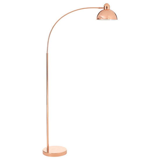 Callibren Metal Floor Lamp In Copper