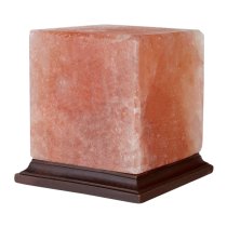 Trox Box Design Salt Table Lamp In Orange