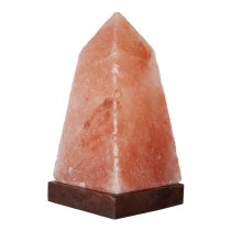 Trox Obelisk Design Salt Table Lamp In Orange