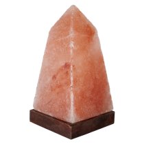 Trox Obelisk Design Salt Table Lamp In Orange