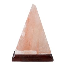 Trox Pyramid Design Salt Table Lamp In Orange