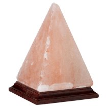 Trox Pyramid Design Salt Table Lamp In Orange