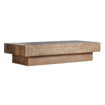 Iowan Rectangular Wooden Coffee Table In Natural