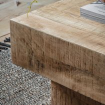 Iowan Rectangular Wooden Coffee Table In Natural