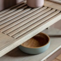 Kyron Rectangular Wooden Console Table In Natural