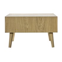 Melino Wooden Coffee Table With 2 Drawers In Mat Lacquer