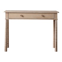 Burbank Wooden Dressing Table With 1 Drawer In Oak