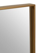 Andstima Medium Square Wall Bedroom Mirror In Gold Frame