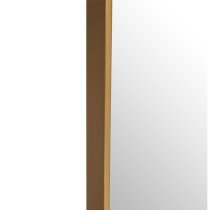 Andstima Medium Square Wall Bedroom Mirror In Gold Frame