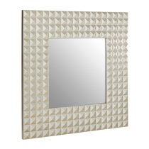 Checklock 3D Geometric Wall Mirror In Champagne