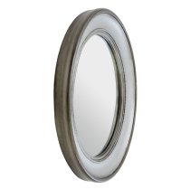 Mevotek Round Wall Mirror In Silver