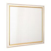 Witoka Elegant Square Wall Mirror In Gold Frame