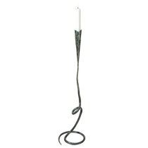 Bellona Iron Large Candleholder In Antique Black