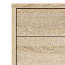 Prax 2 Doors 2 Drawers Office Storage Cabinet In Oak