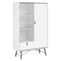 Rynok Wooden Display Cabinet In Matt White