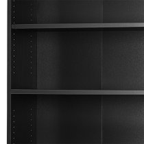 Prax 2 Doors 5 Shelves Office Storage Cabinet In Black