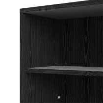 Prax 5 Shelves 2 Drawers Office Storage Cabinet In Black