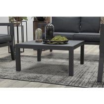 Colap Corner Sofa With Coffee Table And Armchair In Carbon Black