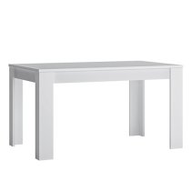 Felton Wooden Extending Dining Table In Alpine White