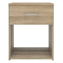 Scalia Wooden Bedside Cabinet In Oak With 1 Drawer