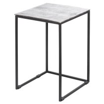 Farron Metal Square Nest Of 3 Tables In Silver