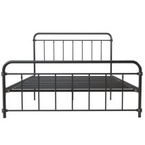 Wayne Metal Double Bed In Black