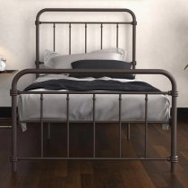 Wallach Metal Single Bed In Bronze