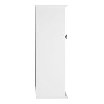 Partland Wooden Bathroom Wall Cabinet In White