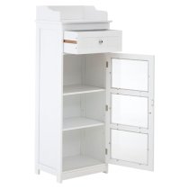 Partland Wooden Floor Standing Cabinet In White