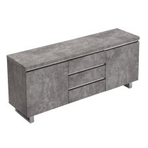 Sydney Large Sideboard With 2 Door 3 Drawer In Concrete Effect