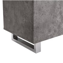 Sydney Large Sideboard With 2 Door 3 Drawer In Concrete Effect