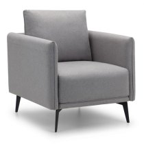 Rania Fabric Upholstered Armchair In Palmira Wool Effect