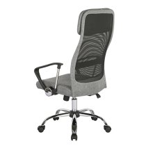 Chord High Back Fabric Home And Office Chair In Grey