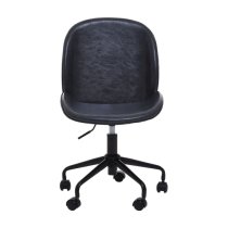 Clintons Leather Home And Office Chair In Grey