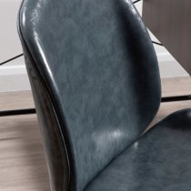 Clintons Leather Home And Office Chair In Grey