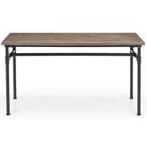 Caelum Rectangular Wooden Dining Table In Mocha Elm