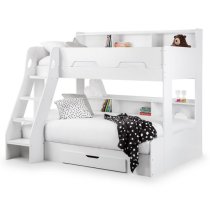 Oihane Wooden Triple Sleeper Bunk Bed In White