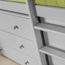 Rayon Wooden Sleepstation Bunk Bed In Dove Grey