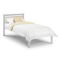 Sagen Wooden Single Bed In Light Grey