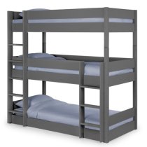 Taigi Wooden Bunk Bed In Anthracite