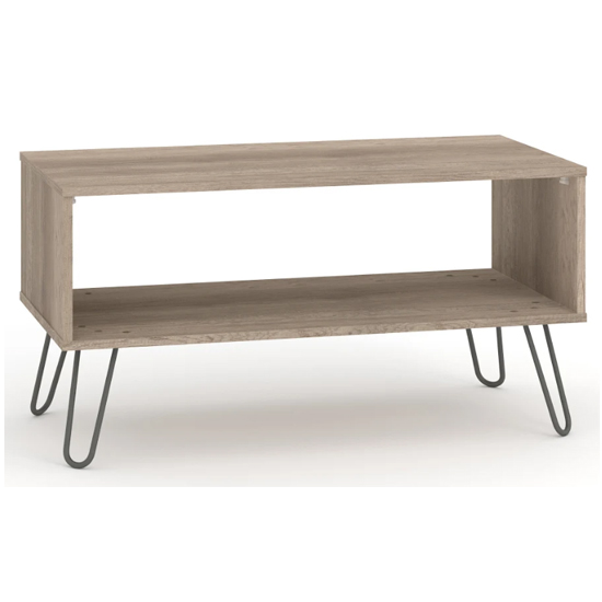 Avoch Wooden Coffee Table With Undershelf In Light Oak