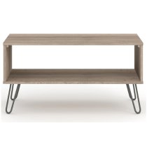 Avoch Wooden Coffee Table With Undershelf In Light Oak