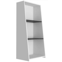 Dunster Wooden Bookcase With 3 Shelves In White