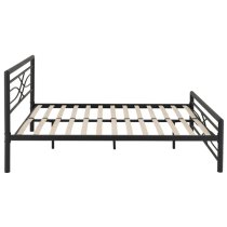 Kira Metal Double Bed In Black