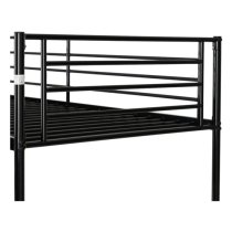 Baumer Metal Single Bunk Bed In Black