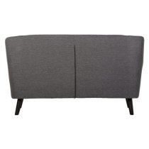 Arabella Fabric 2 Seater Sofa In Dark Grey