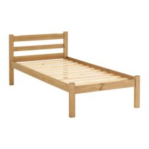 Prinsburg Wooden Single Bed In Natural Wax